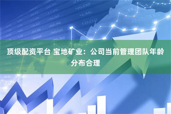 顶级配资平台 宝地矿业：公司当前管理团队年龄分布合理